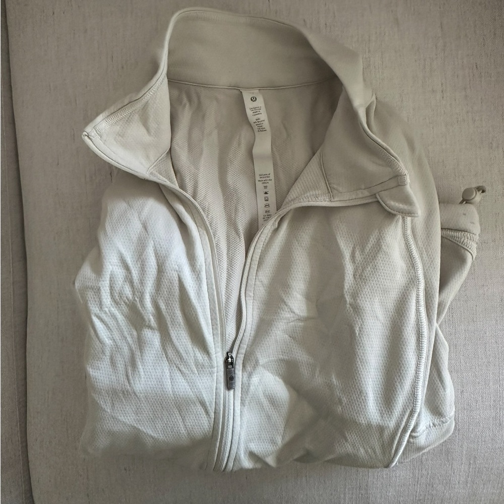 Lululemon Zip Up Size 12 Bone